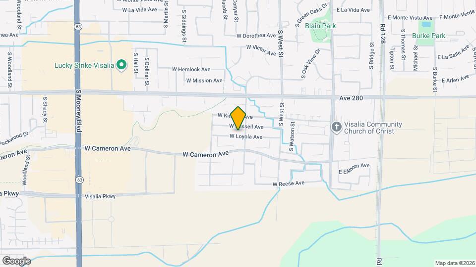 816 W Loyola Ave Map and Location Details