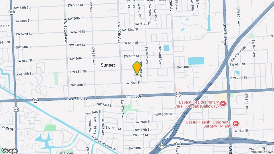 6901 SW 95th Ave Map and Location Details