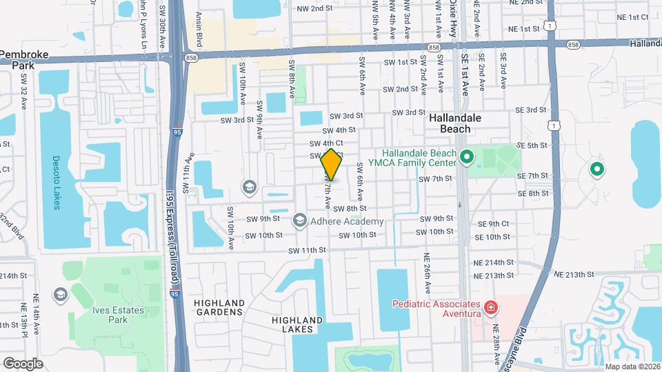 709 SW 7th Ave Map and Location Details