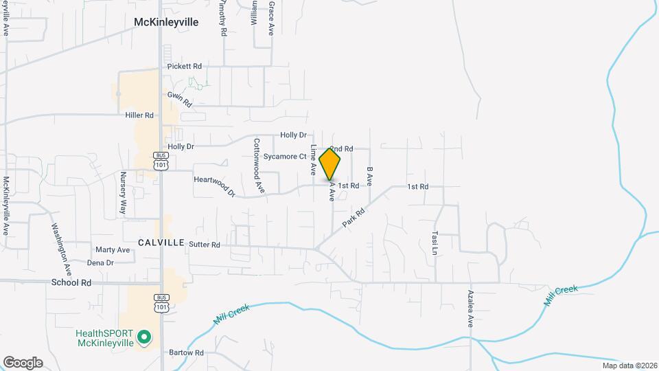 2046 1st Ave Map and Location Details