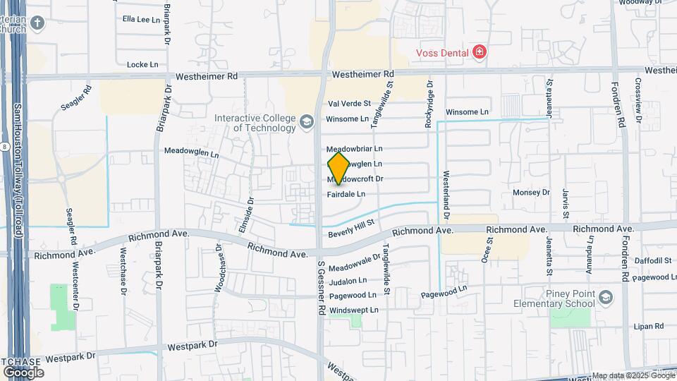 9642 Fairdale Ln Map and Location Details