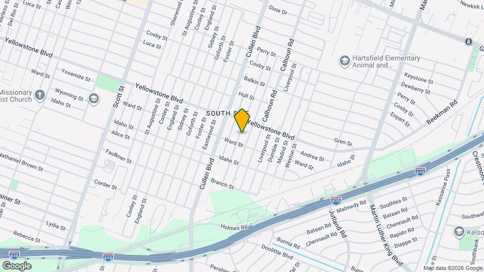 6731 New York St Map and Location Details