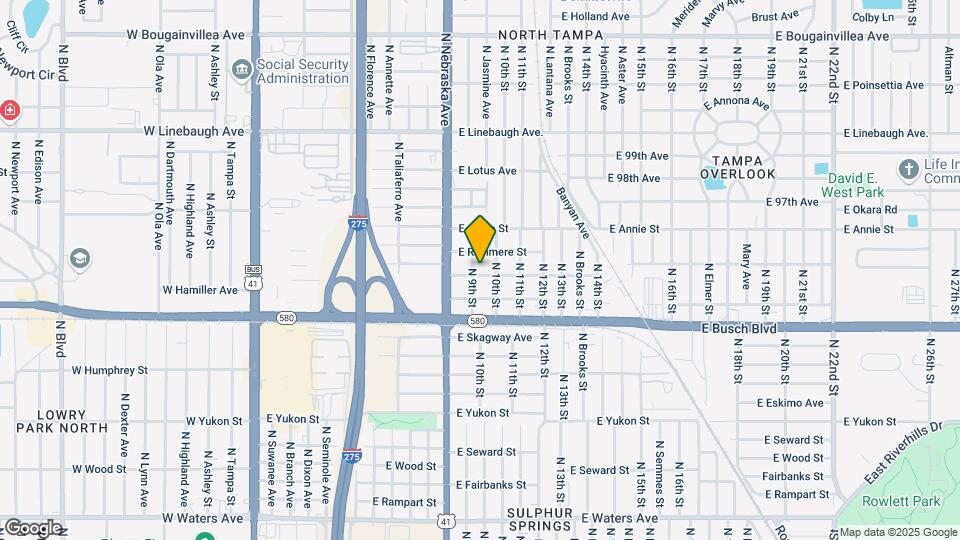 920 E Wilma St Map and Location Details