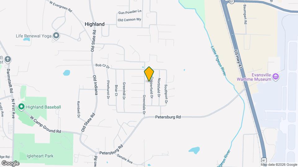 6840 Copperfield Dr Map and Location Details
