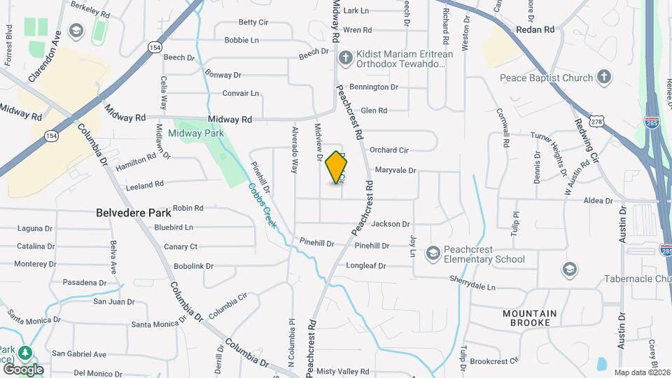 1429 David Cir Map and Location Details