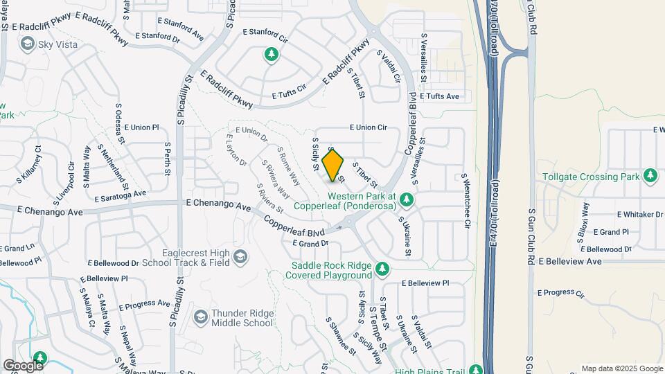 4854 S Sicily St Map and Location Details