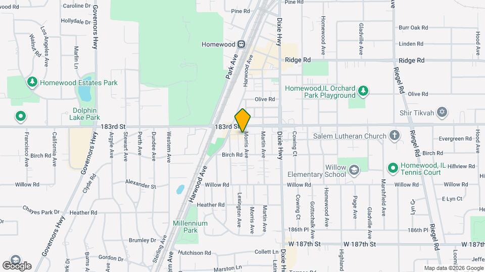 18320 Morris Ave Map and Location Details