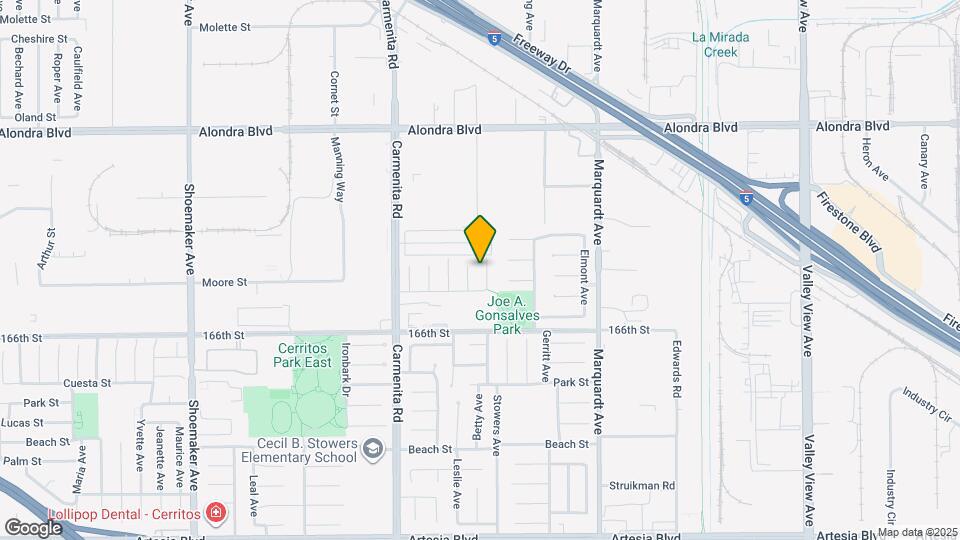 16417 Stowers Ave Map and Location Details