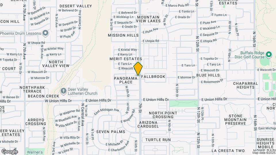 560 E Morrow Dr Mapa y Detalles de la Ubicación