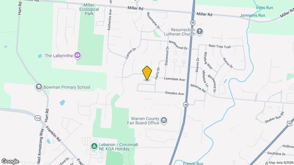 60 Lauretta Mae Dr Map and Location Details