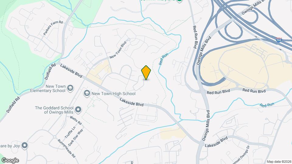 8927 Groffs Mill Dr Mapa y Detalles de la Ubicación