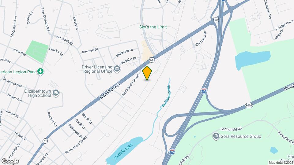 1022 Virginia Ave Map and Location Details