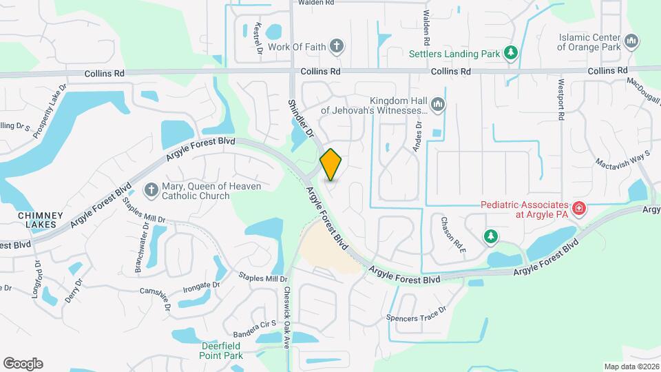 8127 Creedmoor Dr Map and Location Details