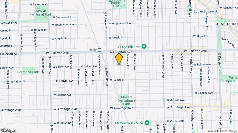 3907 W Belden Ave Map and Location Details