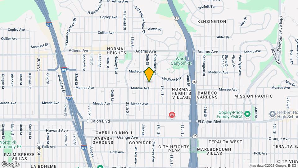 4519-4523 36th St Map and Location Details