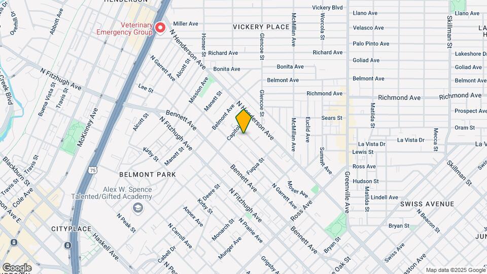 2315 Moser Ave Map and Location Details