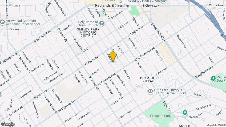 505 Alvarado St Map and Location Details