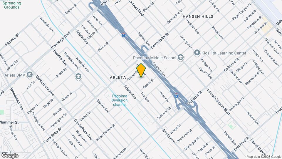 13548 Glamis St Mapa y Detalles de la Ubicación