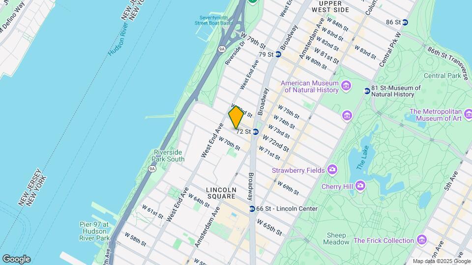 241 W 71st St Map and Location Details