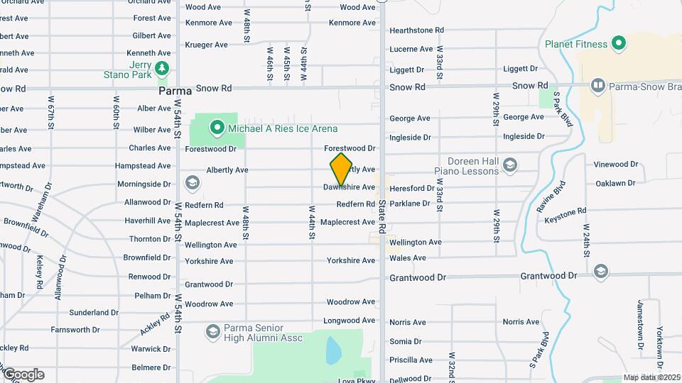 4011 Dawnshire Ave Map and Location Details