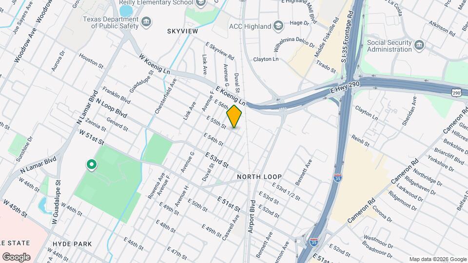508 E 55th St Map and Location Details