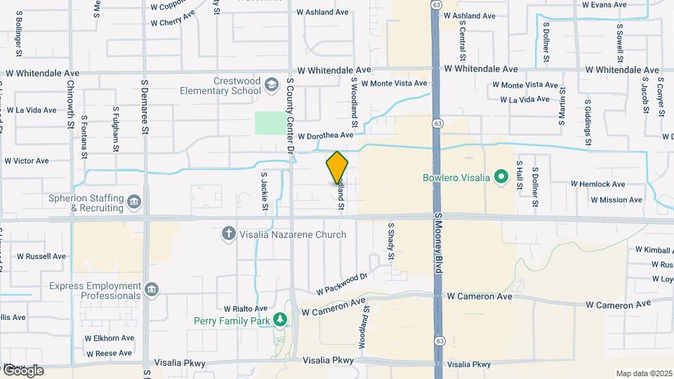 3427 S Woodland St Map and Location Details