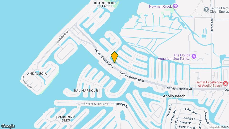 1037 Apollo Beach Blvd Map and Location Details