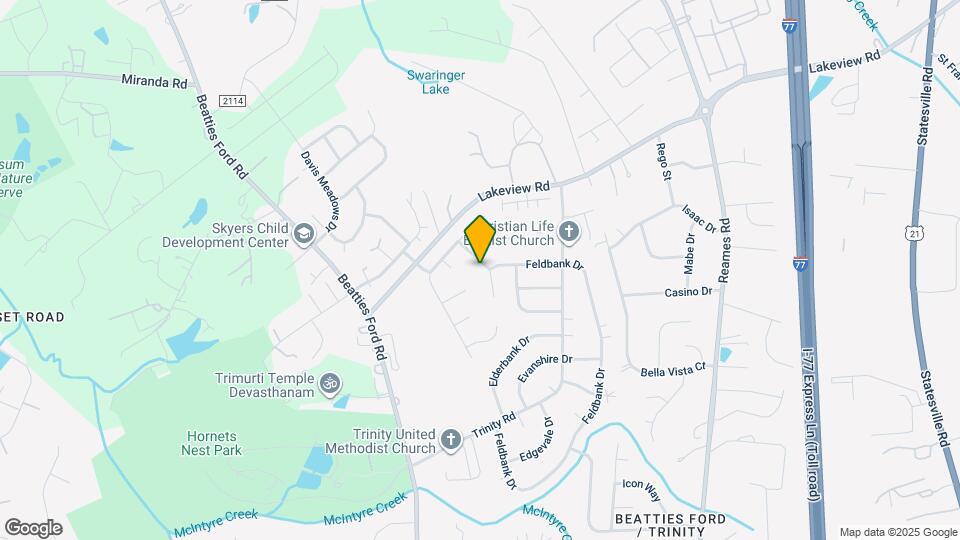 9701 Langston Mill Rd Map and Location Details