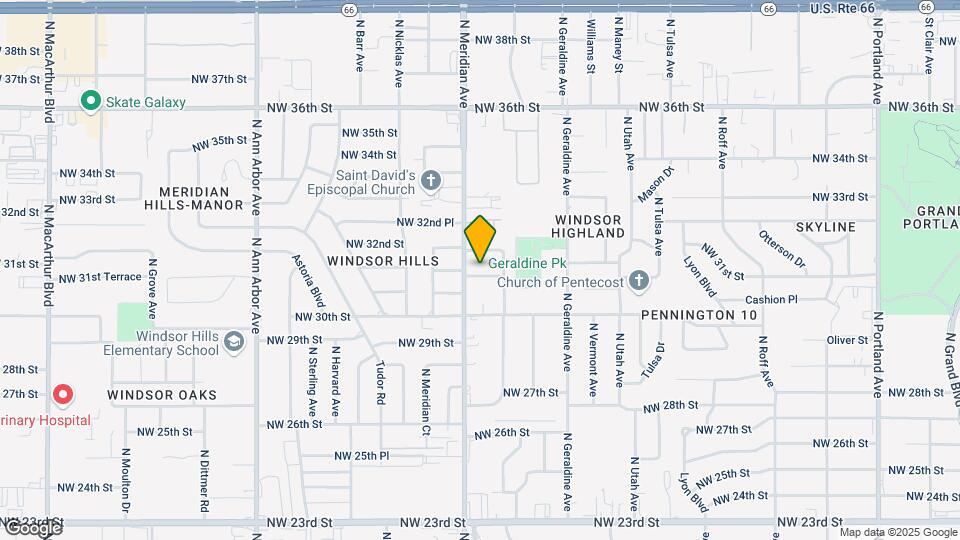 4421 NW 31st St Map and Location Details