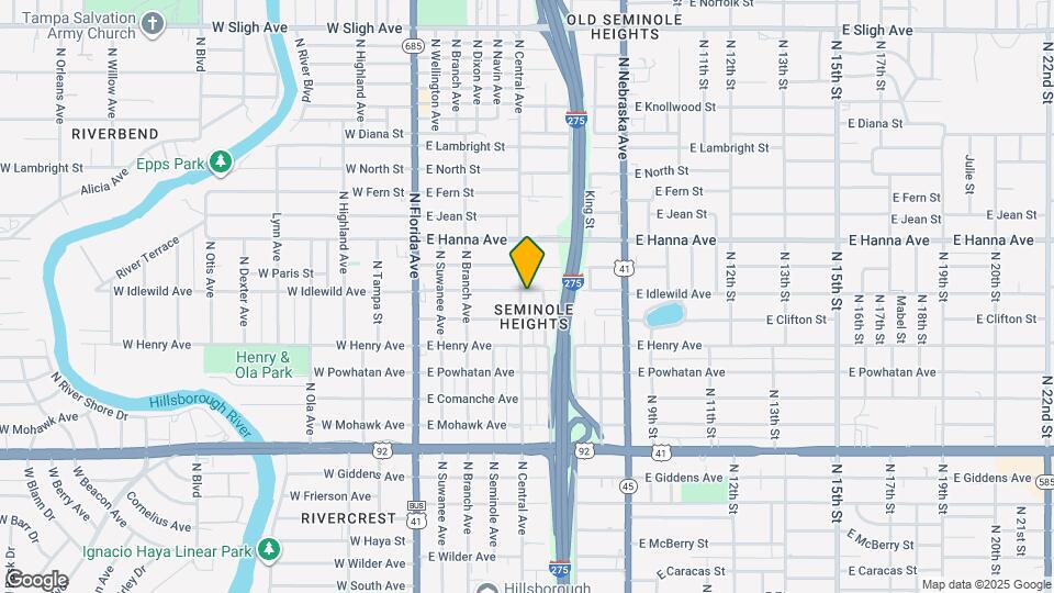 5909 N Central Ave Map and Location Details