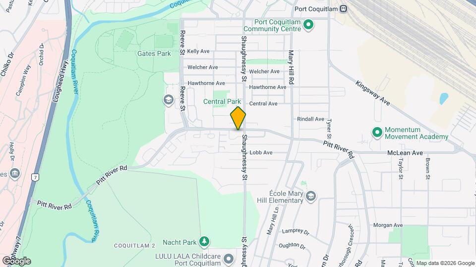 2083 Shaughnessy St Map and Location Details