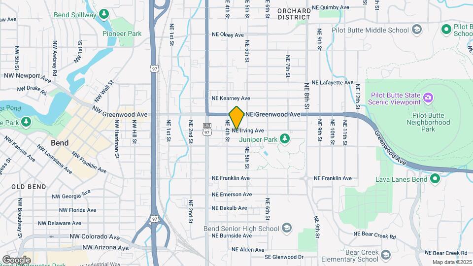 437 NE Irving Ave Map and Location Details