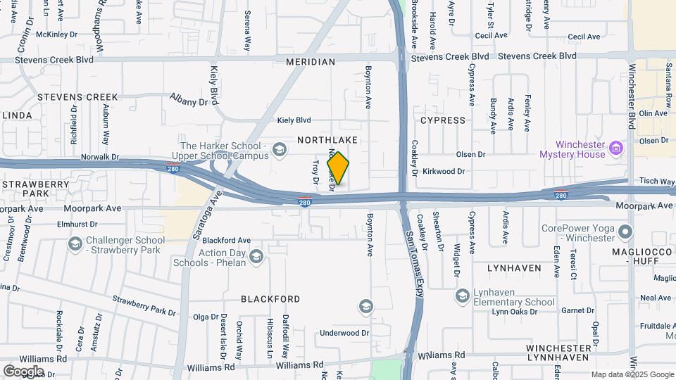 544 Northlake Dr Map and Location Details