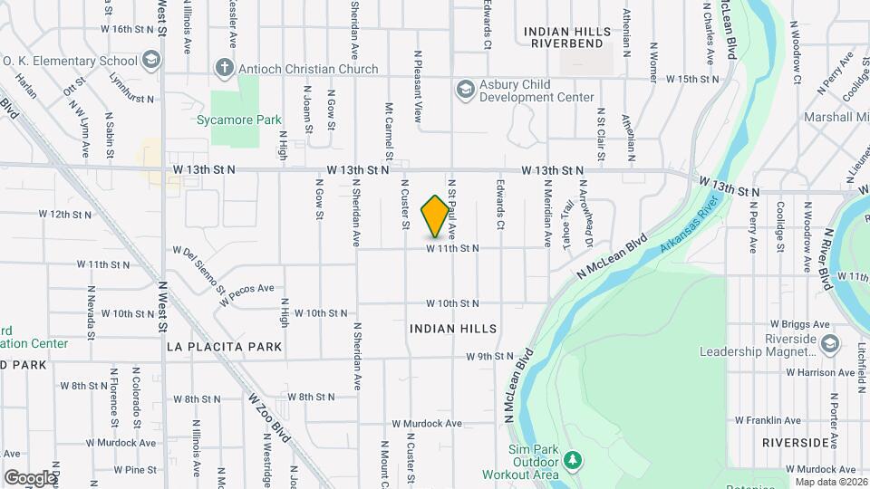 2908 W 11th St N Mapa y Detalles de la Ubicación