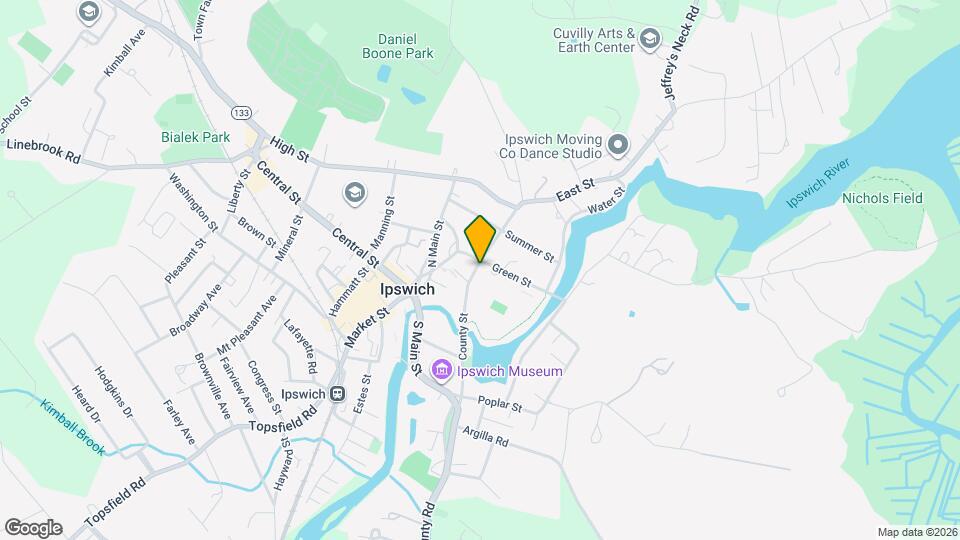 26 County St, Unit 1 Map and Location Details