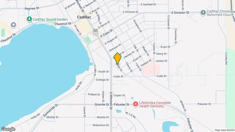 532 Cedar St Map and Location Details