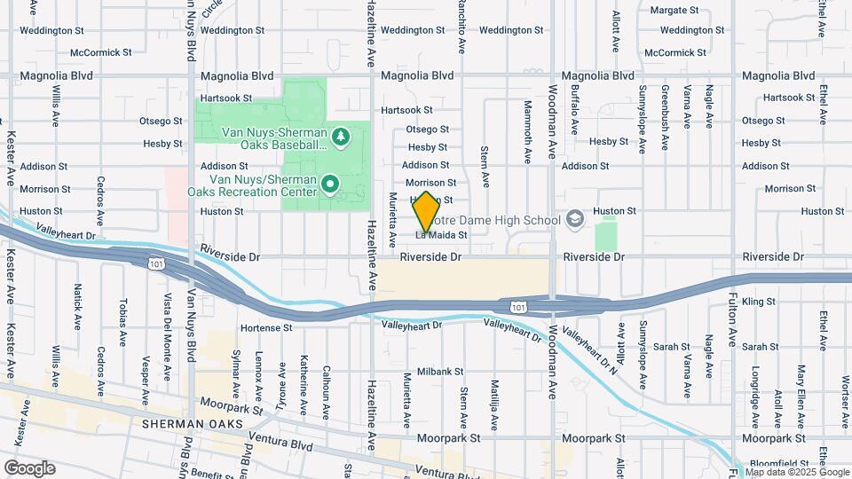 13964 La Maida St Map and Location Details