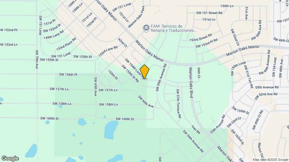 6080 SW 154th Lane Rd Map and Location Details