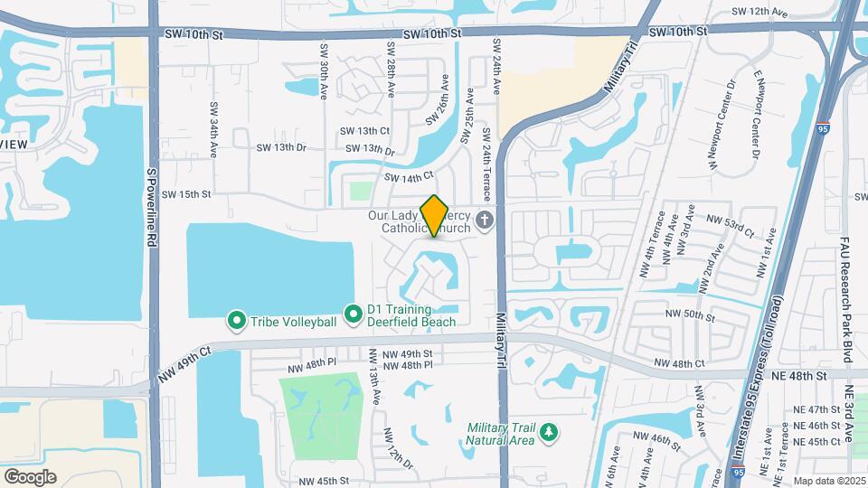 1070 NW 53rd St Map and Location Details