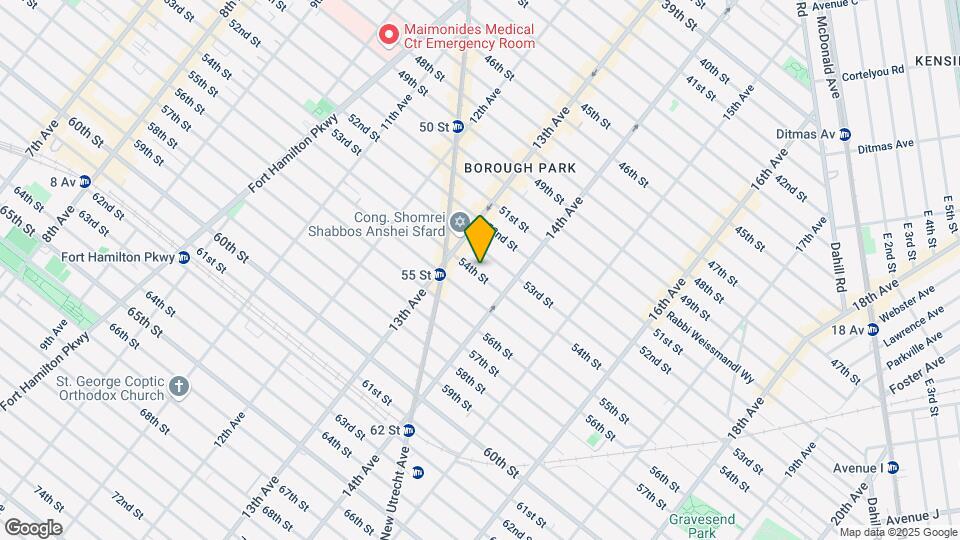 1343 54th St Map and Location Details
