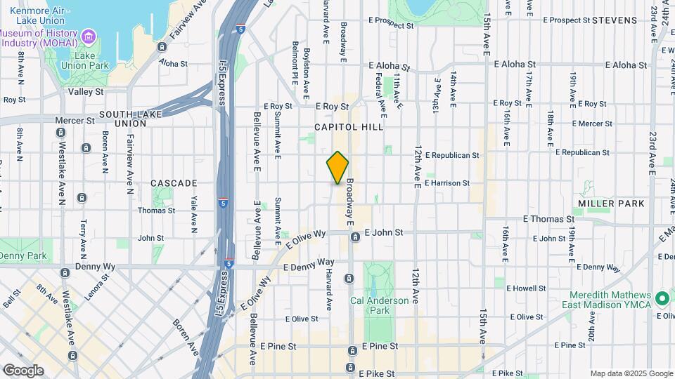 320 Harvard Ave E Map and Location Details