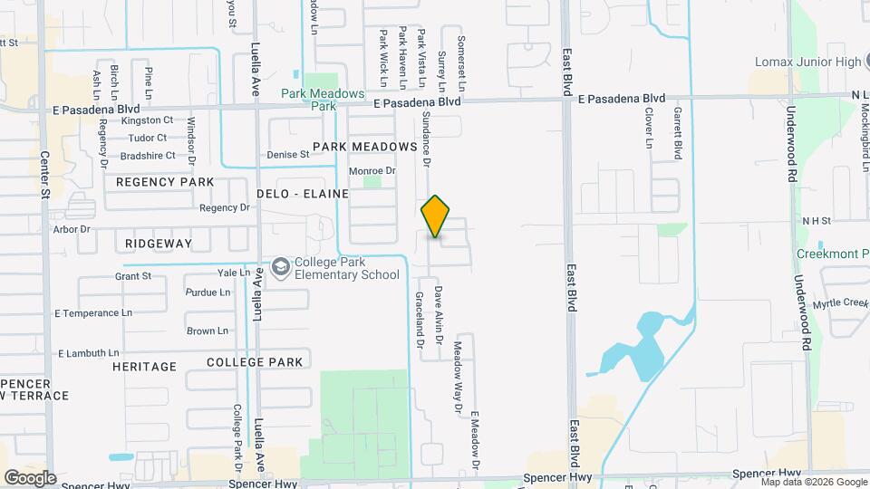 3914 Prine Ln Map and Location Details