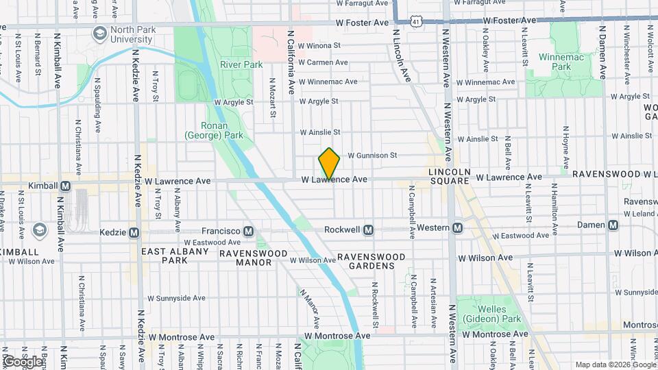 4748 N Washtenaw Ave Map and Location Details