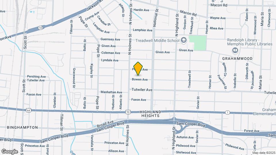 3330 Bowen Ave Map and Location Details