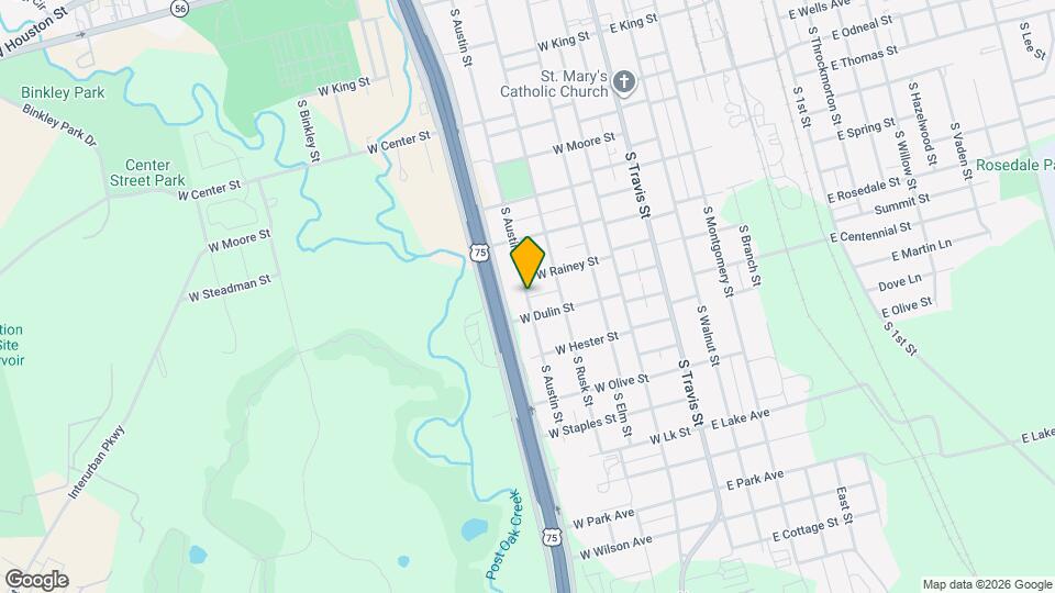 1219 S Austin St Map and Location Details