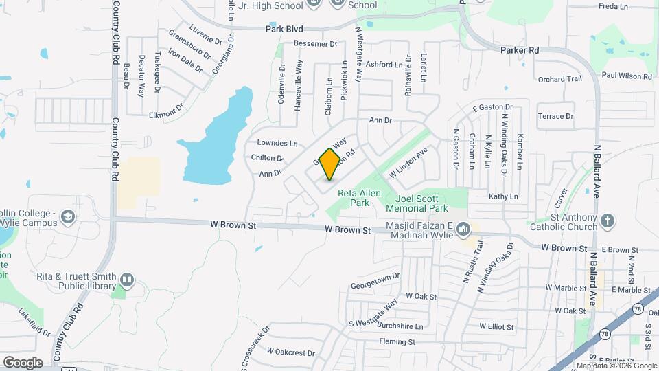 908 Chickesaw Ln Map and Location Details