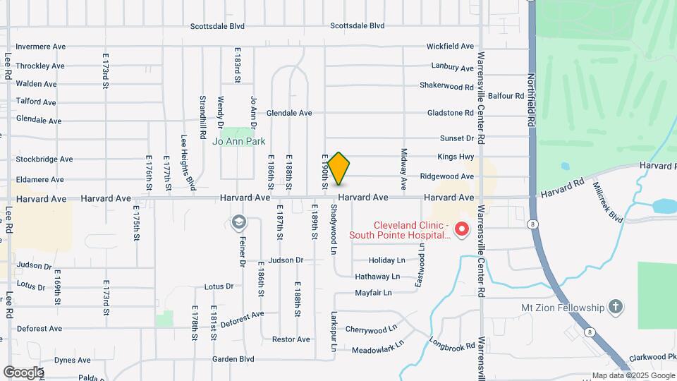 19121 Harvard Ave Map and Location Details