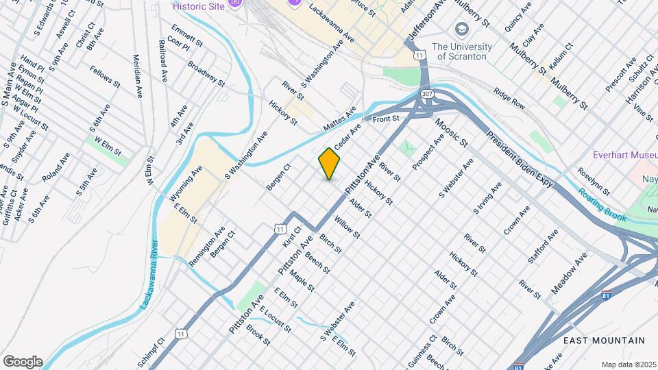 424 Alder St Map and Location Details