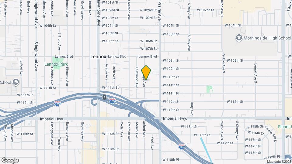 11028 S Osage Ave Map and Location Details