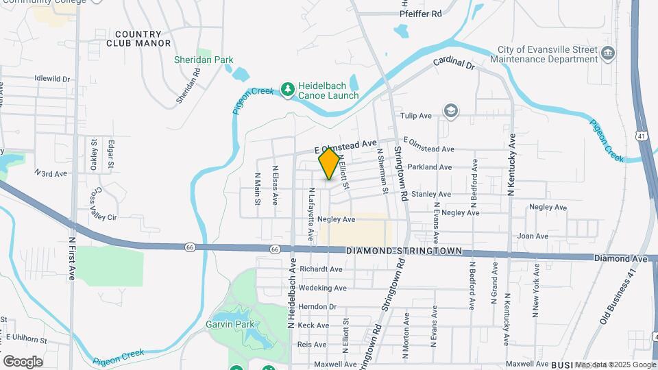 400 E Parkland Ave Map and Location Details